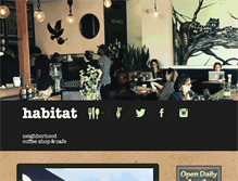 Tablet Screenshot of habitatcoffeela.com